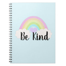 Cuaderno Be Kind Pastel Watercolor Arcoiris