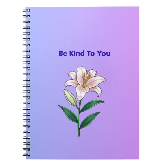 Cuaderno Be Kind To You Lily Self-Care Phone Case (Frente)