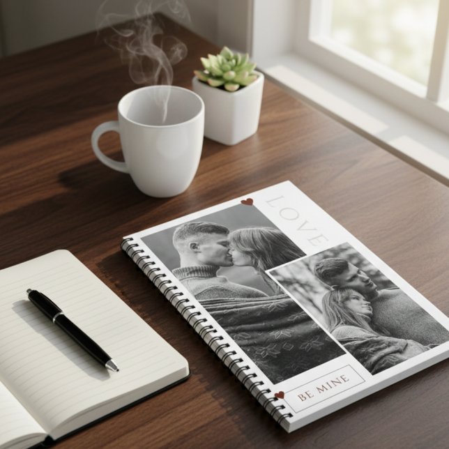 Cuaderno Be Mine El día de San Valentín Couple Photo Love (Subido por el creador)