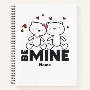 Cuaderno BE MINE- Moderno y elegante San Valentín personali