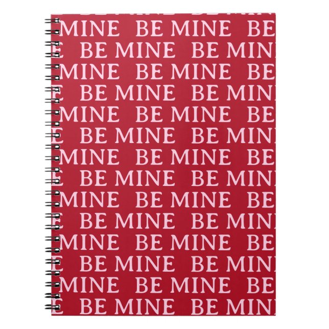 Cuaderno Be Mine Valentine’s Day Gift – Romantic Love  (Frente)