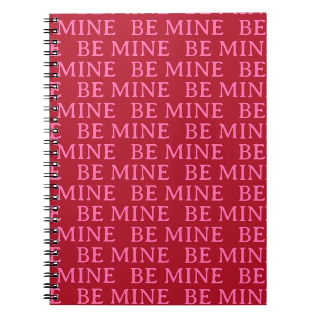 Cuaderno Be Mine Valentine’s Day Gift – Romantic Love  (Frente)