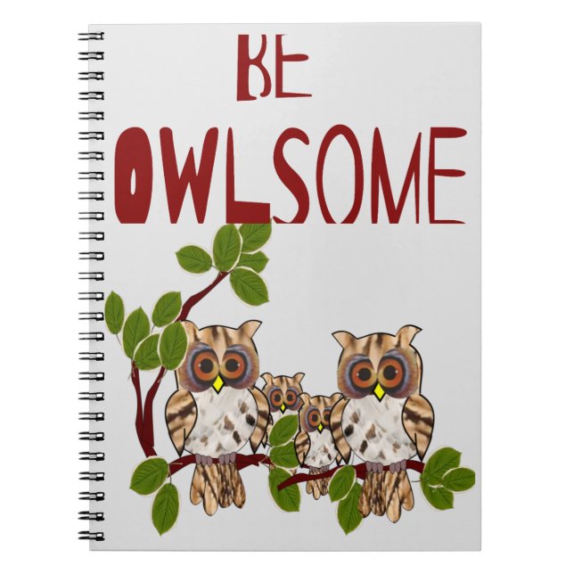 Cuaderno Be Owlsome (Frente)