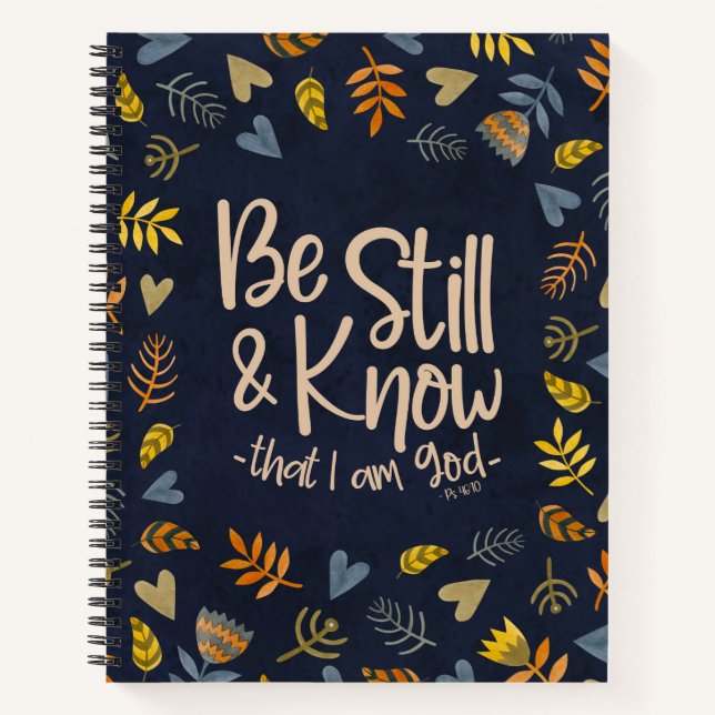 Cuaderno Be Still And Know That I Am God (Anverso)