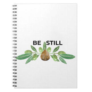 Cuaderno Be Still Inspirational Olive Branch Faith Notebook