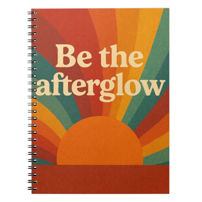 Cuaderno Be the Afterglow (Frente)