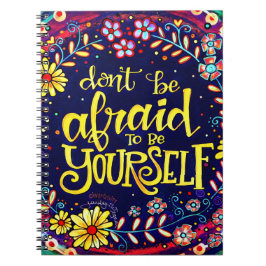 Cuaderno Be You Fun Floral Bonito Inspiradora Trendy