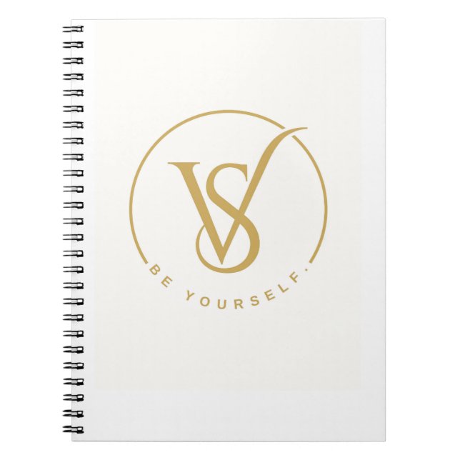 Cuaderno Be Yourself VS Monogram Logo (Frente)