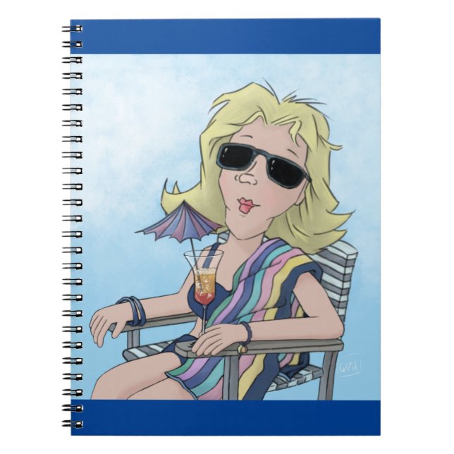 Cuaderno Beach Babe (Frente)