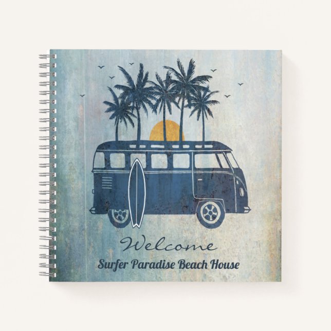 Cuaderno Beach House Comentarios Alquiler de vacaciones (Anverso)