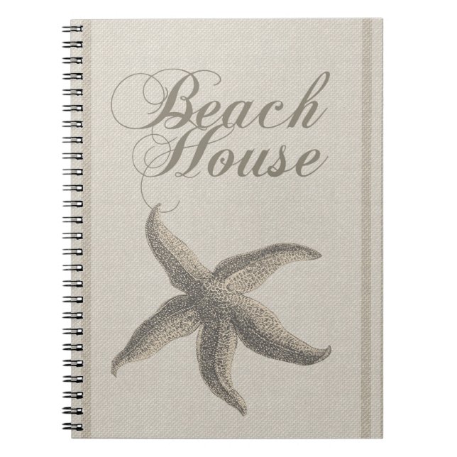 Cuaderno Beach House Starfish Seashore (Frente)