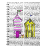 Beach Huts 3 Ilustracion