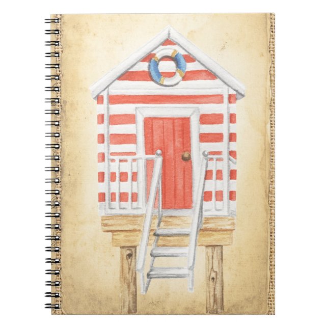 Cuaderno Beach Lifeguard Shack Summer (Frente)