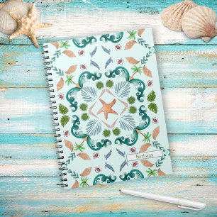 Cuaderno Beach Seasheles Sea Life With Name