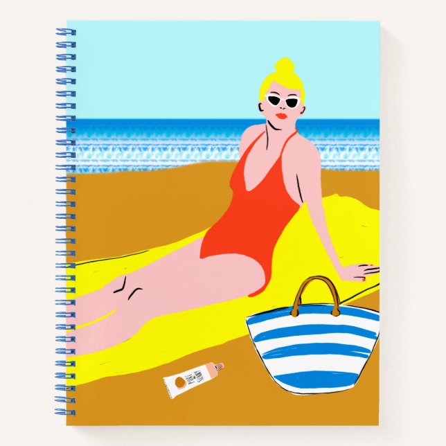Cuaderno Beachy Keen - Amarillo (Anverso)
