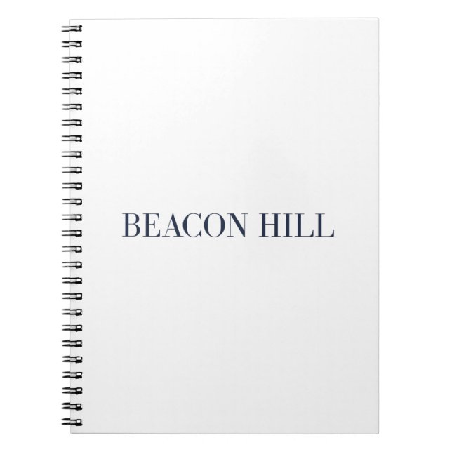 Cuaderno Beacon Hill Notebook | Boston Massachusetts (Frente)