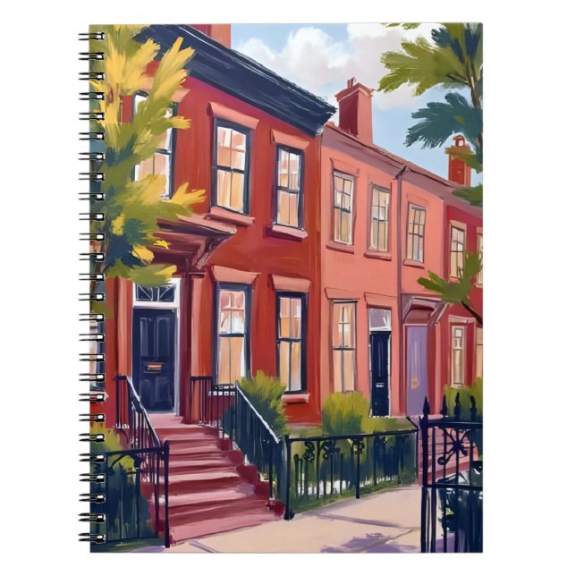 Cuaderno Beacon Street Boston Massachusetts (Frente)