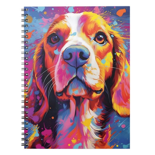 Cuaderno Beagle colorido (Frente)