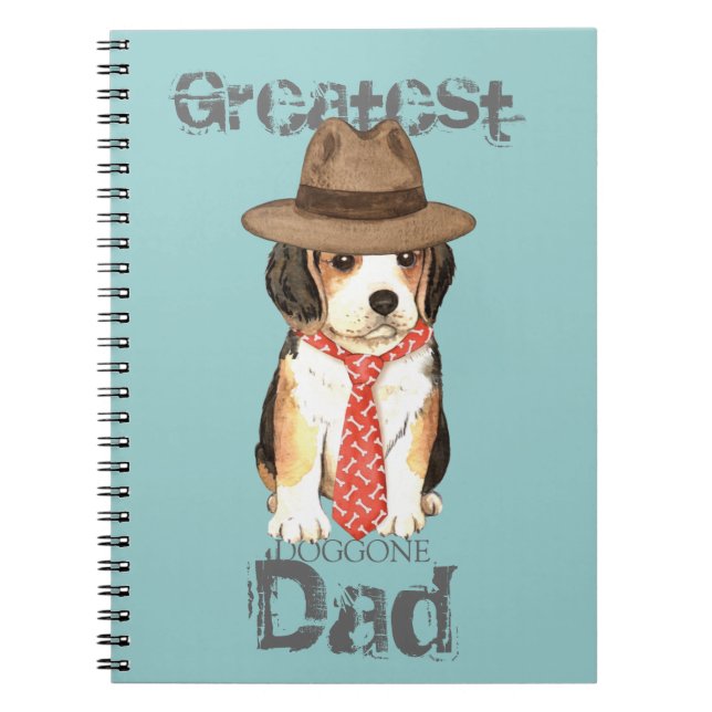 Cuaderno Beagle Dad (Frente)