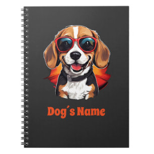 Cuaderno Beagle Guay con gafas de sol