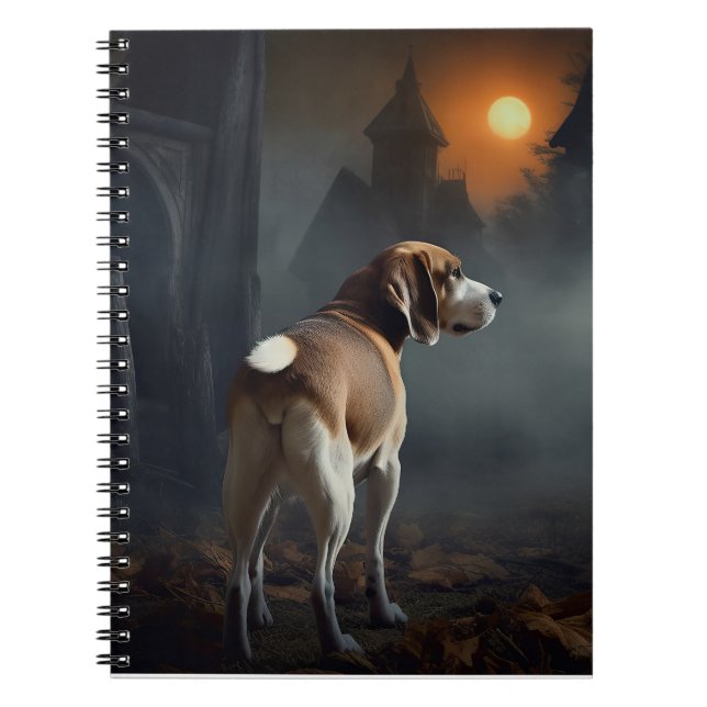 Cuaderno Beagle Halloween Scary (Frente)