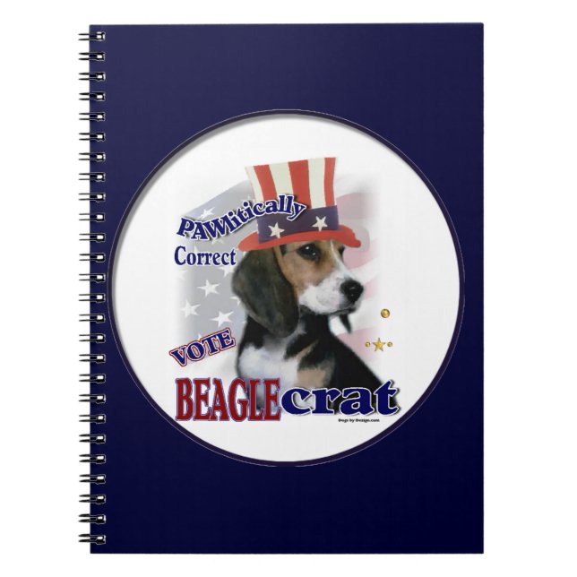 Cuaderno Beagle Humor Político (Frente)