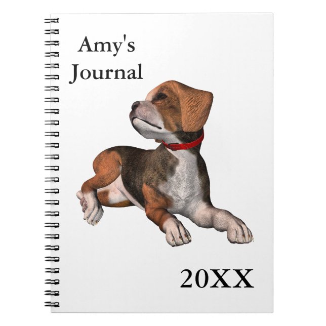 Cuaderno Beagle Journal-con nombre/año (Frente)