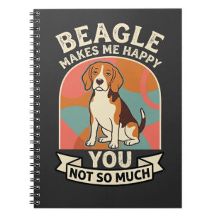 Cuaderno Beagle Me Hace Feliz A Ti No Tanto Perro