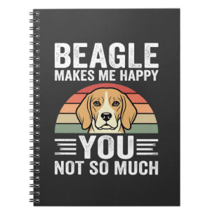 Cuaderno Beagle Me Hace Feliz Amante De Los Perros