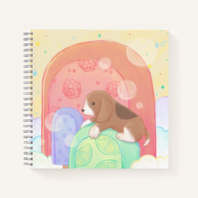 Cuaderno Beagle & Popsicles (Anverso)