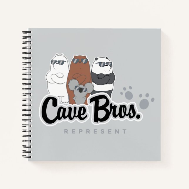 Cuaderno Bear Bears - Cave Bros. Representar (Anverso)