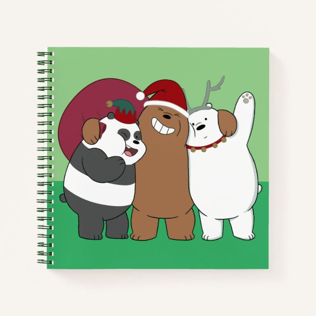 Cuaderno Bear Bears - Saludos de la temporada (Anverso)