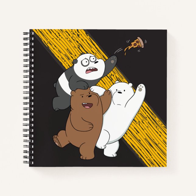 Cuaderno Bear Bears - Última Pieza De Pizza (Anverso)
