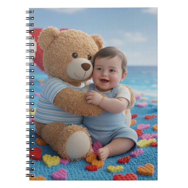 Cuaderno Bear hugging a baby (Frente)