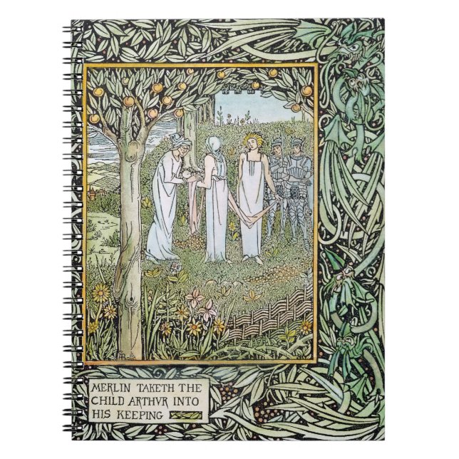Cuaderno Beardsley: Morte D'Arthur (Frente)