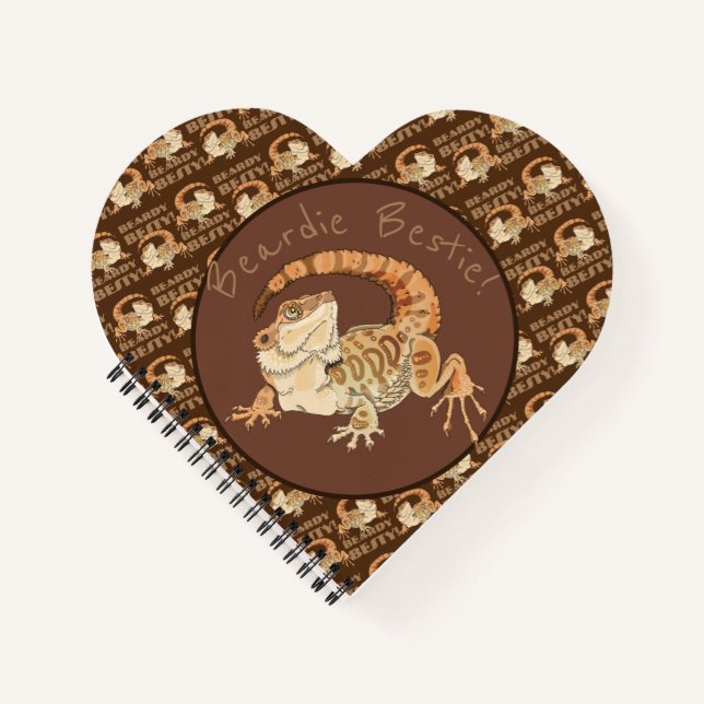 Cuaderno Beardy Besty Heart Spiral Notebook (Anverso)