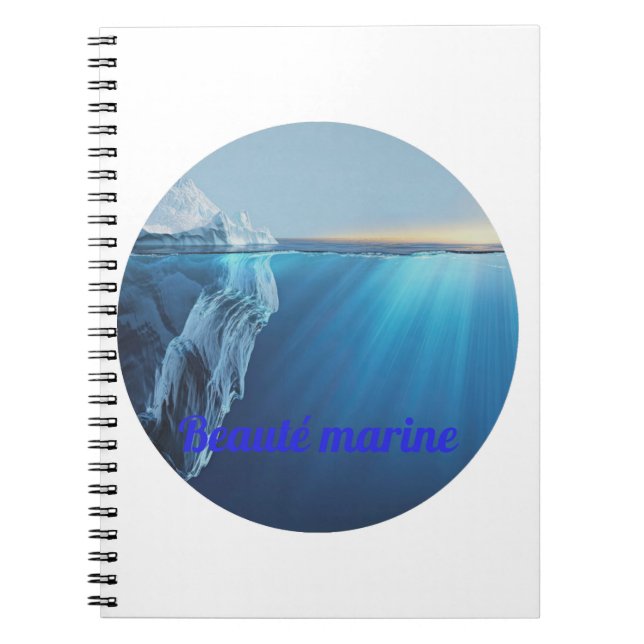 Cuaderno Beauté marine glacier- (Frente)