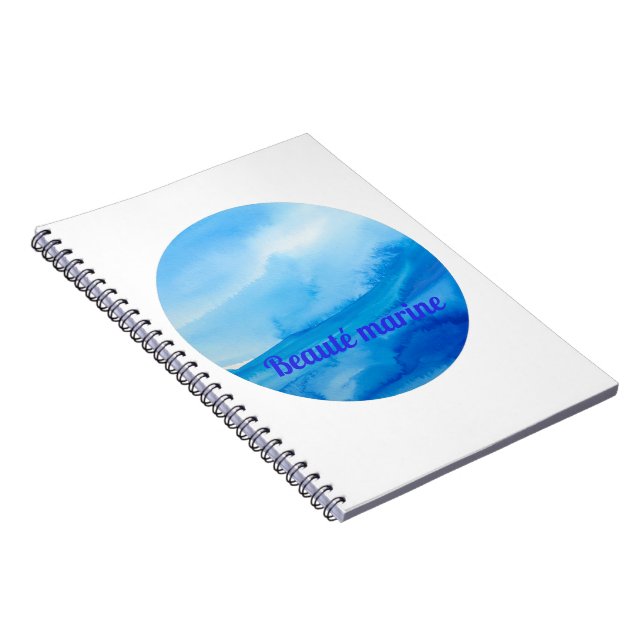 Cuaderno Beauté marine vague (Lado Derecho)