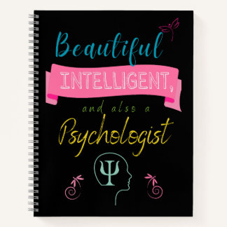 Cuaderno Beautiful and intelligent Psychologist Notebook
