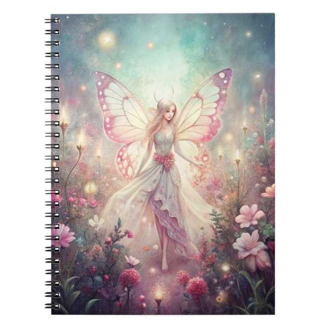 Cuaderno Beautiful Fairy in Garden (Frente)