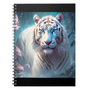 Cuaderno Beautiful White tiger