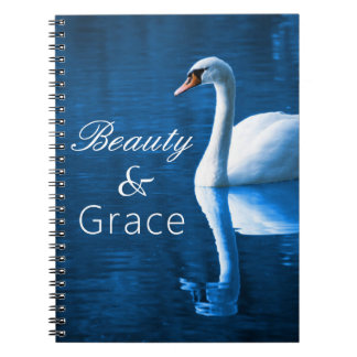 Cuaderno Beauty Grace Tranquil Lake White Swan