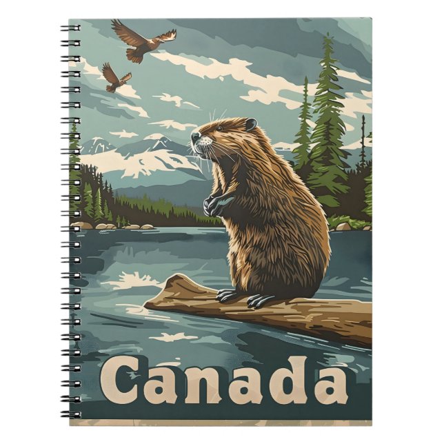 Cuaderno Beaver de Canadá (Frente)