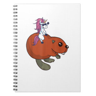 Cuaderno Beaver Shirt Funny Unicorn Beaver Lover Gift T-Shi