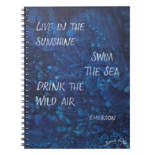 Cuaderno Beba el diario salvaje de Emerson del aire (Frente)