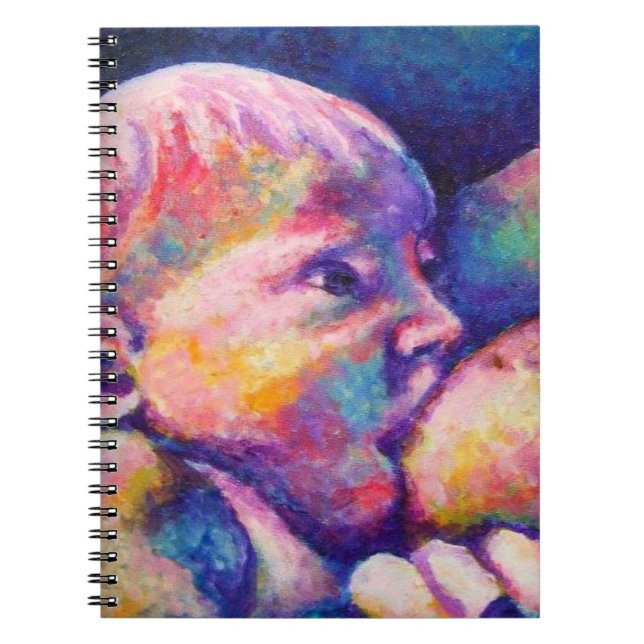 Cuaderno Bebé amamantando  (Frente)