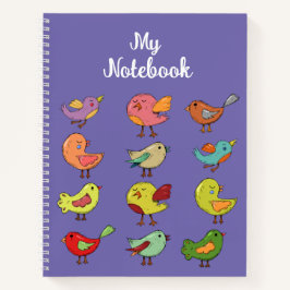 Cuaderno Bebé Aves Cute Notebook