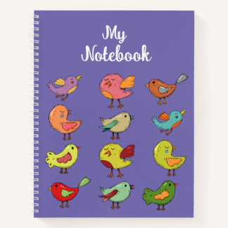 Cuaderno Bebé Aves Cute Notebook