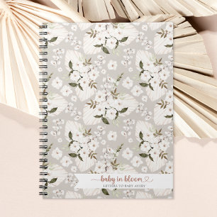 Cuaderno Bebé boho en letras de sangre para el Bebé Diario