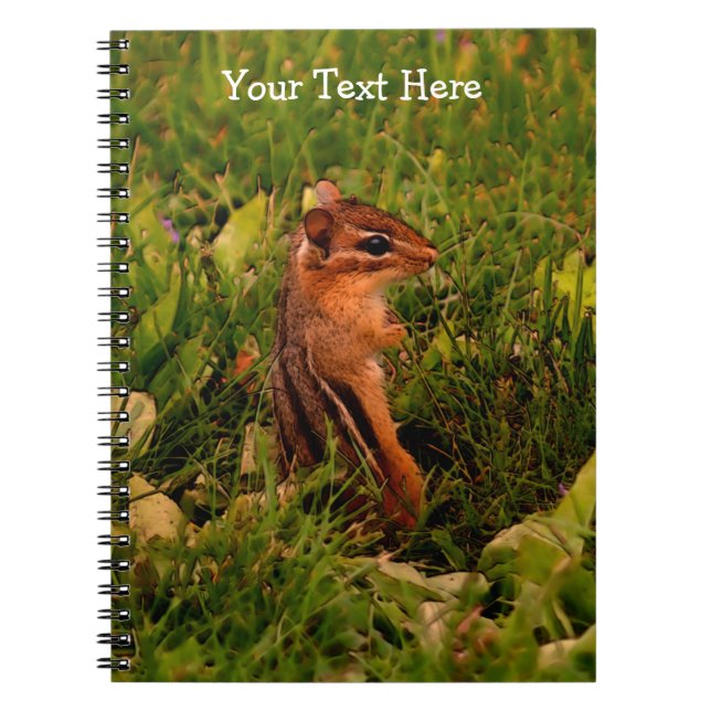 Cuaderno Bebé Chipmunk Animal Nature Art (Frente)